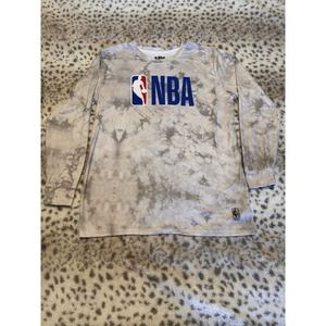 NBA Basketball Logo Long Sleeve Camo Shirt Kids XL (18-20)